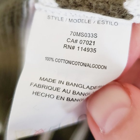 NORDSTROM HEDGE Striped Oversized Cotton Sweater - Picture 7 of 9